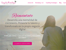 Tablet Screenshot of angelamontoya.com